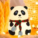 Alackar Rechargeable Panda Night Lamp with 7-Color LED & Touch Control