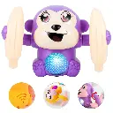 Alackar Dancing Monkey Musical Toy with Light & Sound, Voice Control, Crawling & 360° Rotation